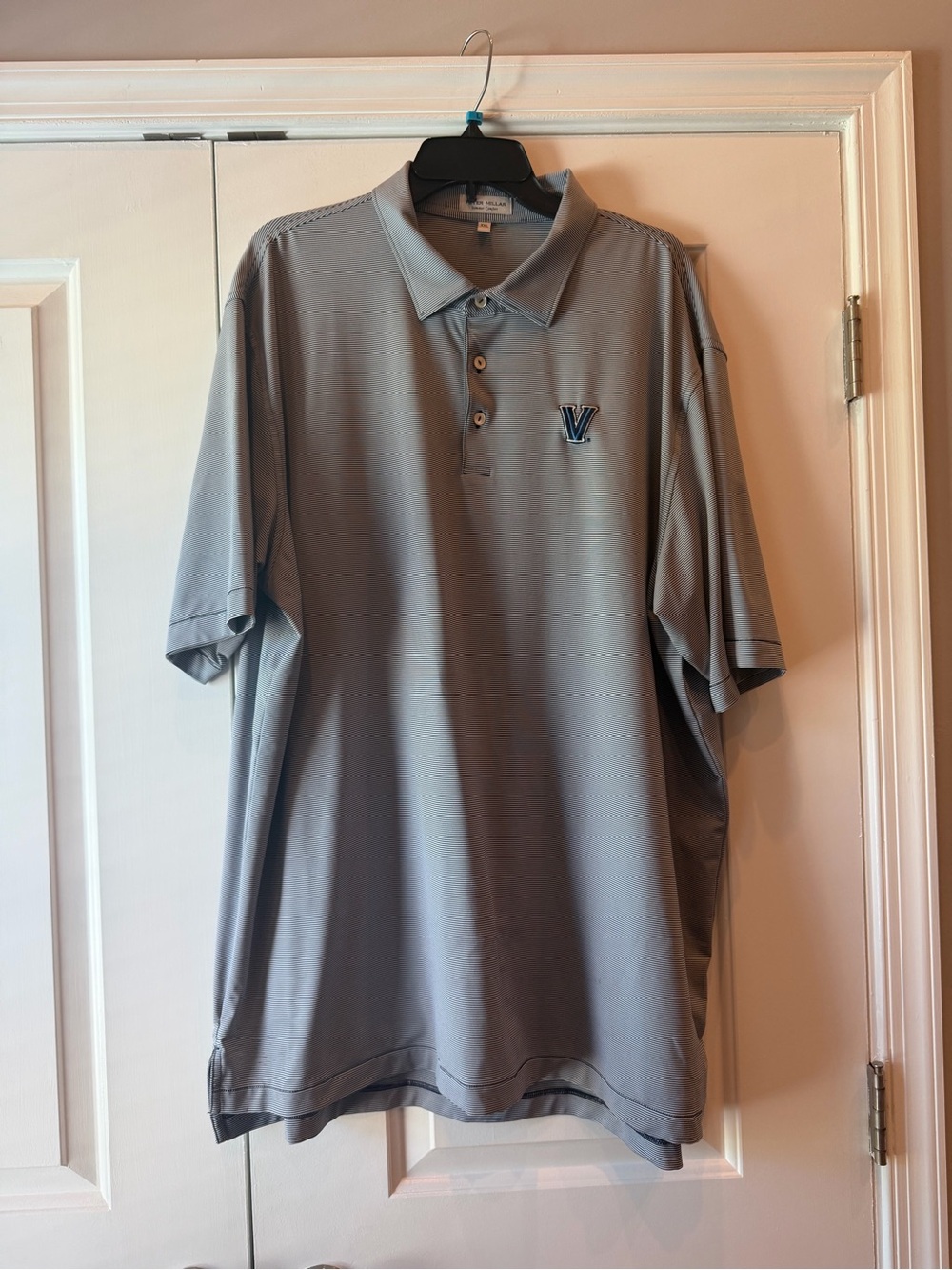 Men's Peter Millar Polo Shirt with Embroidered 'Villanova’ Logo